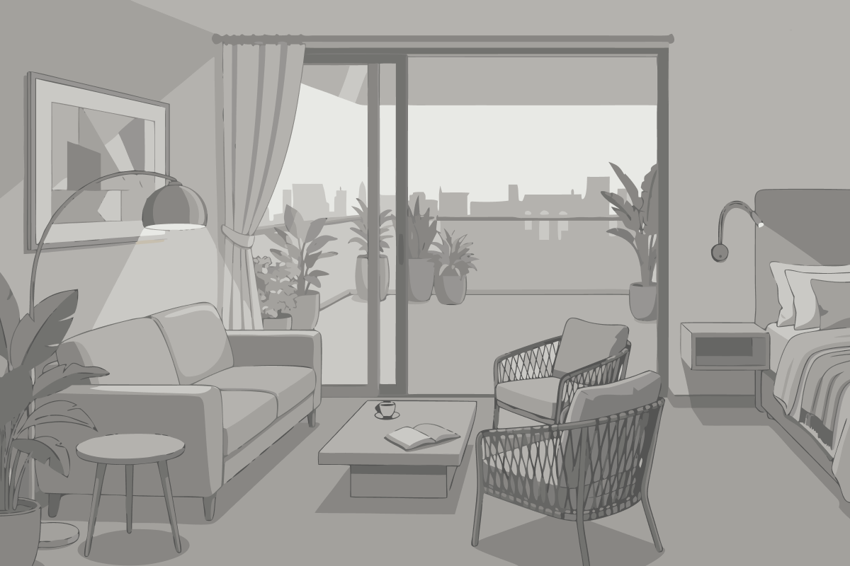 Chambre Lits Jumeaux - Vue sur Jardin